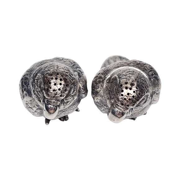 Berthold Muller Sterling Silver Parrot Salt & Pepper Shakers #16021 - Picture 8 of 10